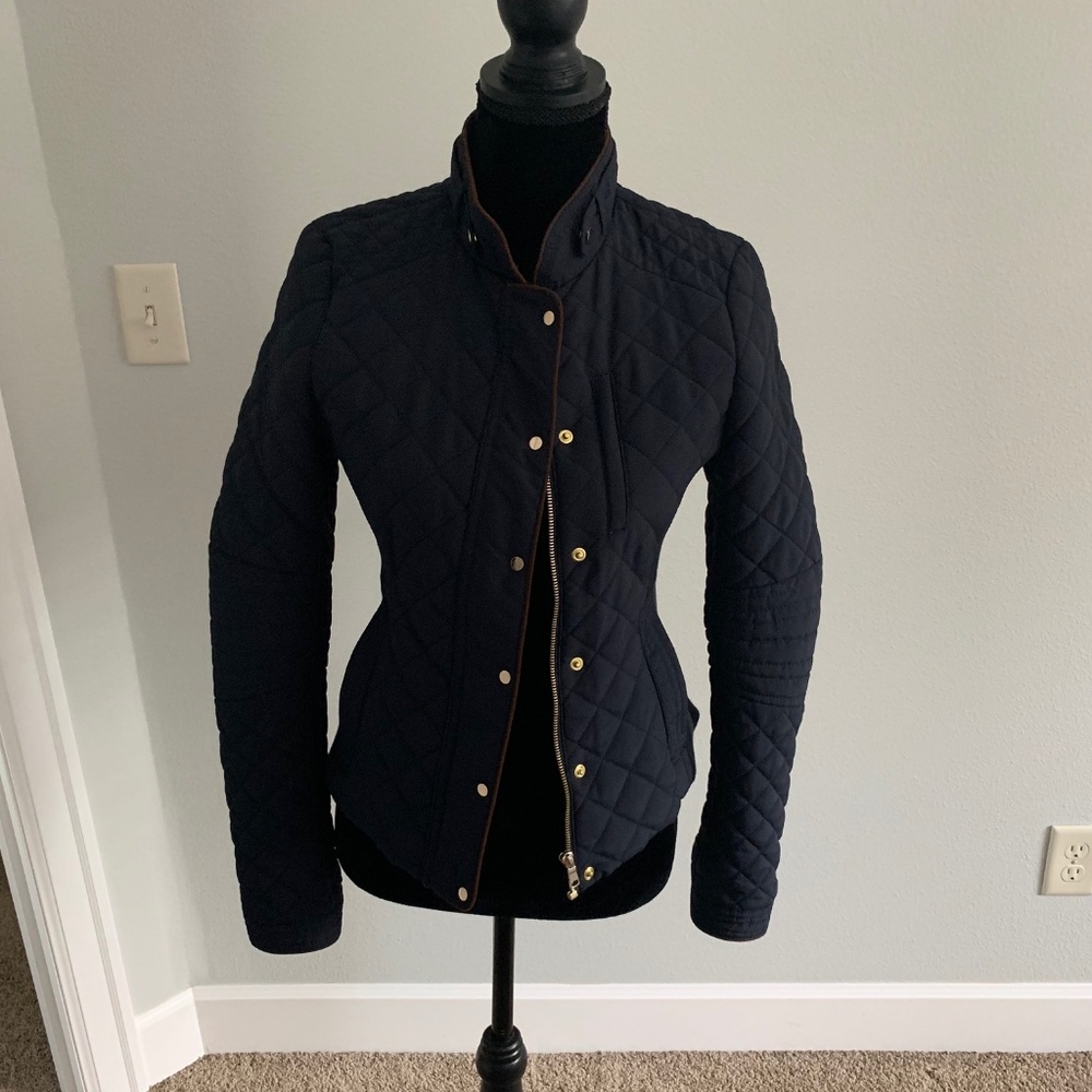 ZARA Navy Blue Spring Jacket